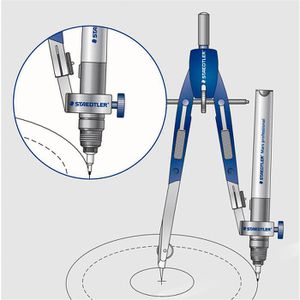 Produktbild für Zirkel Staedtler 552 01 Mars Comfort, 3-teilig