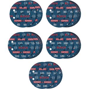 Schleifpapier Bosch Expert O780 Körnung 60-240 Set