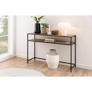 Produktbild für Konsolentisch AC-Design Seaford, schwarz / wildeiche