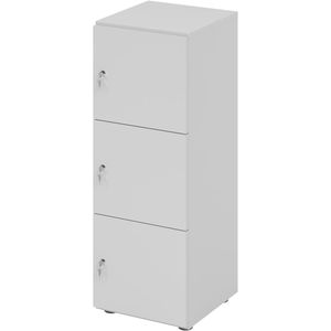 Produktbild für Schließfachschrank Hammerbacher 234L3, lichtgrau