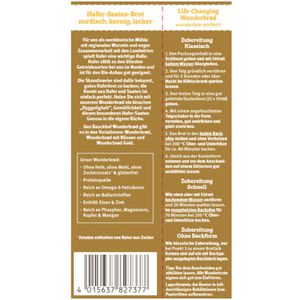 Produktbild für Brotbackmischung Bauckhof Wunderbrot Gold, BIO