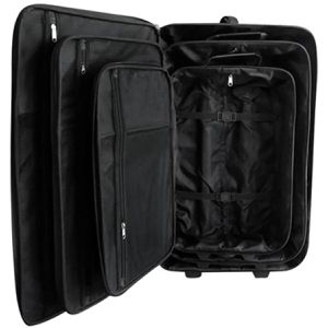 Produktbild für Koffer vidaXL 90154, schwarz, 5-teilig