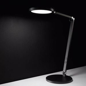 Produktbild für Schreibtischlampe Fabas-Luce Regina, schwarz, LED, dimmbar