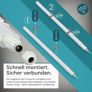 Produktbild für Feuchtraumleuchte Luxula LX200127, LED mit 9 Watt