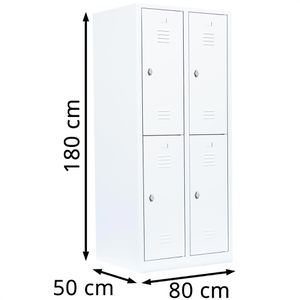 Produktbild für Spind Lüllmann 523227, weiß