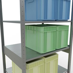 Produktbild für Schwerlastregal Schulte 12581, 6 Metallböden