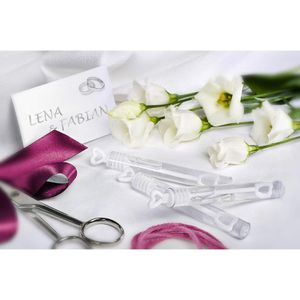 Produktbild für Seifenblasendose WeddingTree weiß, 5ml