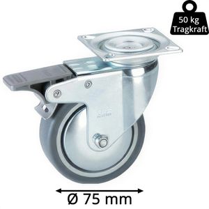Produktbild für Apparaterolle Dörner+Helmer 771200C, mit Anschraubplatte
