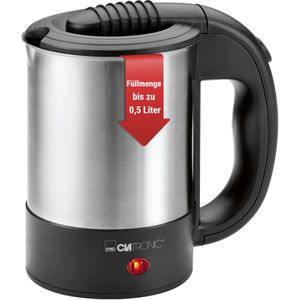 Wasserkocher Clatronic WKR3624 Reisekocher, silber