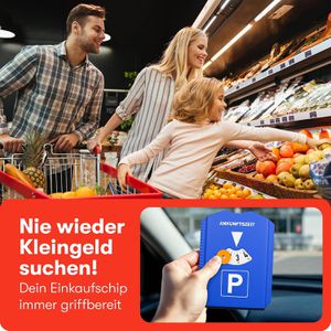 Produktbild für Parkscheibe PURAHELP aus Kunststoff, manuell
