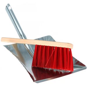 Kehrgarnitur Nölle Metall, mit Kunststoffborsten