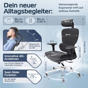 Produktbild für Bürostuhl CLOUVOU ProSeat