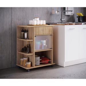Produktbild für Küchenwagen VCM Pocis, 917199, sonoma eiche