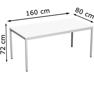 Produktbild für Besprechungstisch Geramöbel S-520103-WL, rechteckig