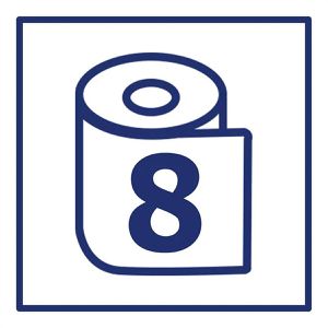 Produktbild für Toilettenpapier Hakle Jasmin mit Duft &amp; Dekor