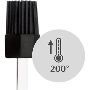 Produktbild für Backpinsel WMF Profi Plus, schwarz / silber, hitzebeständig