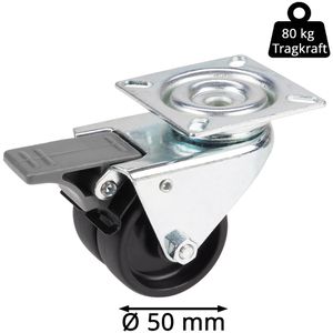 Produktbild für Apparaterolle Dörner+Helmer 778120, mit Anschraubplatte