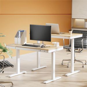 Produktbild für Schreibtisch LogiLink EO0055W, ahorn / weiß