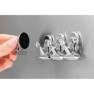 Produktbild für Briefklemmer Poppstar Clips, Aufhängeöse &amp; Magnet