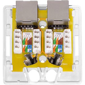 Produktbild für Netzwerkdose LogiLink NP0097, Aufputz
