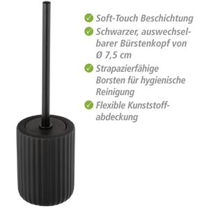 Produktbild für WC-Bürste Wenko Belluno, schwarz