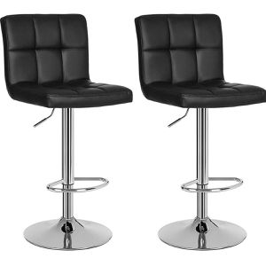 Produktbild für Barhocker Songmics LJB64B, drehbar mit Lehne