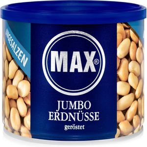 Erdnüsse MAX Jumbo geröstet, ohne Salz