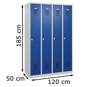 Produktbild für Spind CP-Möbel Basis PLUS, blau