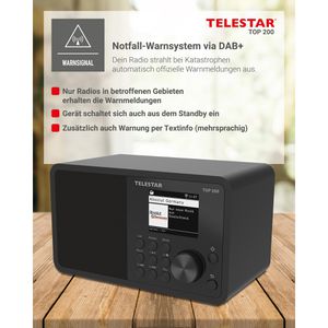 Produktbild für Radio Telestar Top 200 DAB+