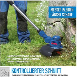 Produktbild für Rasentrimmer Güde RT 18-201-05, 58598, Akku