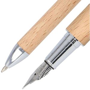 Produktbild für Schreibset Online Nature Style Beechwood 31176, 2-teilig