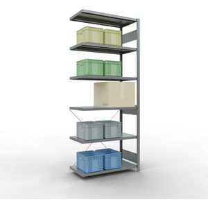 Produktbild für Anbauregal Schulte 12956, 6 Metallböden
