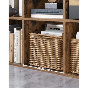 Produktbild für Bücherregal Vasagle LBC024T01, vintage braun