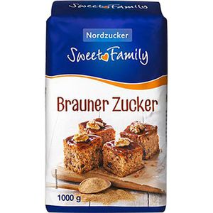 Zucker Sweet-Family brauner Kristallzucker