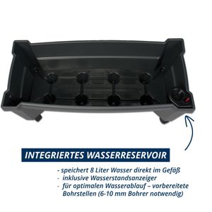 Produktbild für Pflanzkasten KHW Calypso 37395 anthrazit