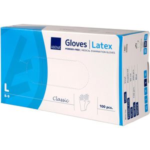 Produktbild für Einmalhandschuhe Abena Classic, natur, 100 Stück