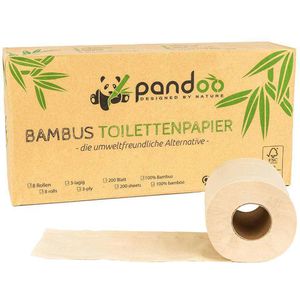 Toilettenpapier pandoo Bambus, 3-lagig