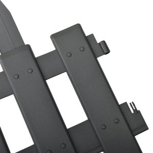 Produktbild für Rasenkante vidaXL 314683, anthrazit, UV-beständig, flexibel