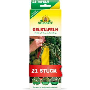 Gelbtafeln Neudorff 705003081, 7,5 x 23,5 cm, zum Hängen
