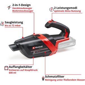 Produktbild für Staubsauger Einhell TE-HV 18/06 Li - Solo