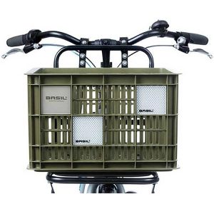Produktbild für Fahrrad-Reflektor Basil Crate Clicker, Rückstrahler, silber