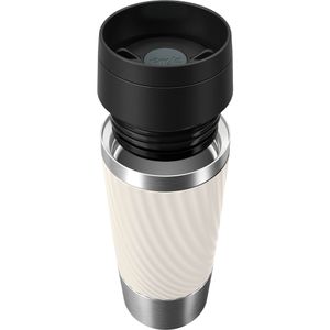 Produktbild für Thermobecher Emsa Travel Mug Classic Twist N2025400, cremeweiß