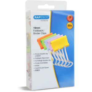 Produktbild für Foldbackklammern RAPESCO 1492, 19mm