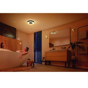 Produktbild für Deckenleuchte Philips-Hue Xamento M, schwarz, LED