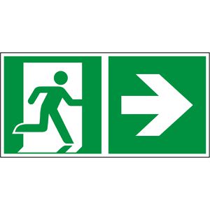 Produktbild für Hinweisschild Abtec ISO 7010 E002+E005 Folie
