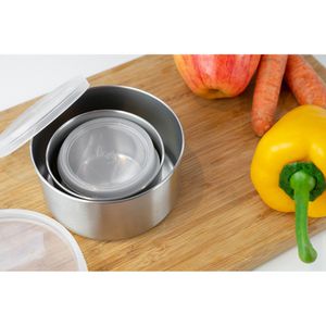 Produktbild für Frischhaltedose Lurch Minidosen, aus Edelstahl