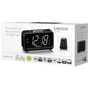 Produktbild für Radiowecker Lenco CR-28BK