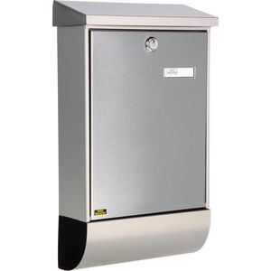 Briefkasten Burg-Wächter Oslo 37670 NI, silber, aus Edelstahl