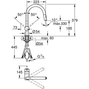 Produktbild für Küchenarmatur GROHE Minta 32321DC2, supersteel