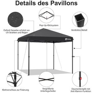 Produktbild für Pavillon Sekey GZ21, schwarz